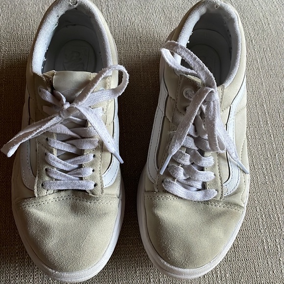 Cream colored Vans - Picture 2 of 8